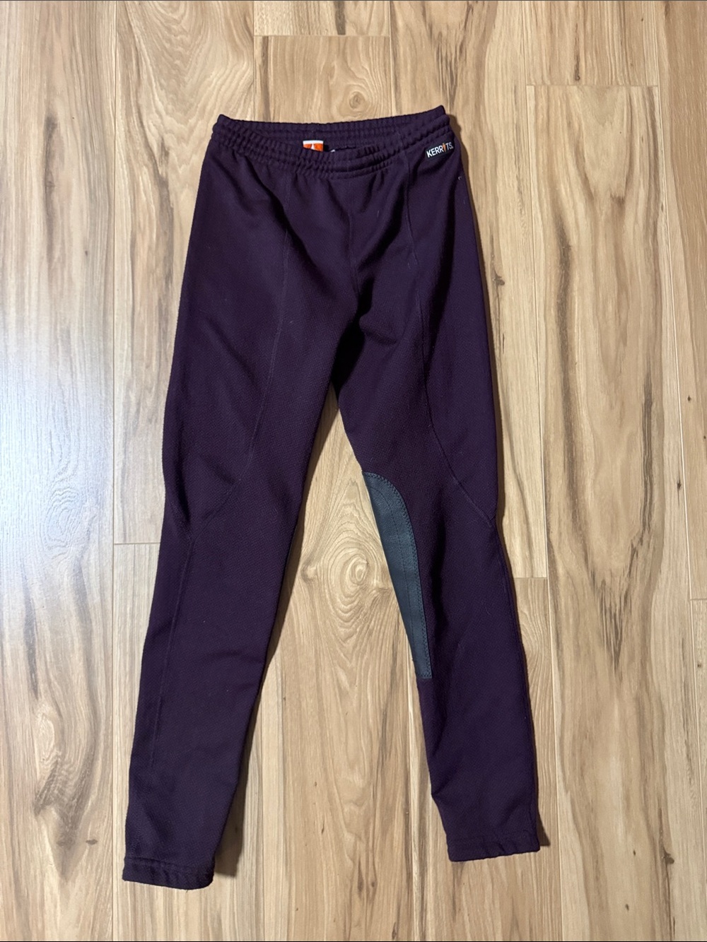 Kerrits Winter Girls' Purple Full-Seat Riding Leggings